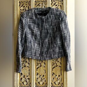 Brooks Brothers  346 blazer New With Tags 2p blue white black tweed preppy